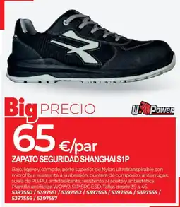 BigMat U.Power zapato seguridad shanghai s1p oferta