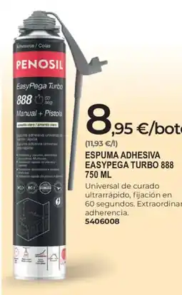BigMat Penosil espuma adhesiva easypega turbo 888 oferta