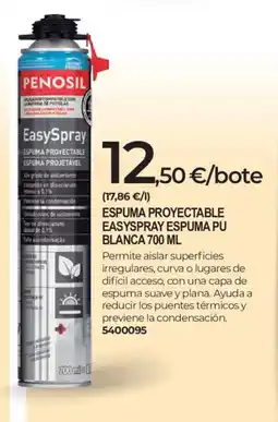 BigMat Penosil espuma proyectable easyspray espuma pu blanca oferta