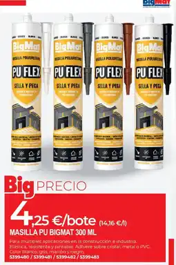 BigMat BigMat masilla pu oferta