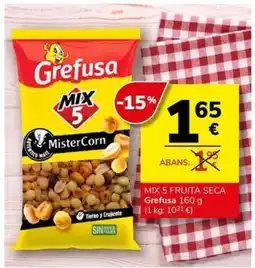 Supermercados Charter Grefusa mix 5 mistercorn oferta