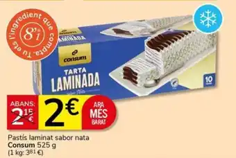 Consum tarta laminada