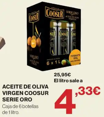 Coosur aceite de oliva virgen serie oro