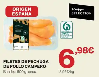 Selection filetes de pechuga de pollo campero
