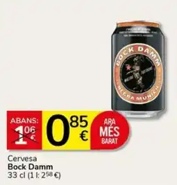 Supermercados Charter Bock Damm oferta