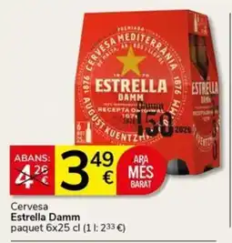 Supermercados Charter Estrella Damm oferta