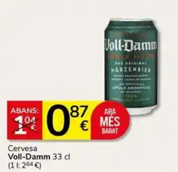 Supermercados Charter Cervesa Voll-Damm oferta