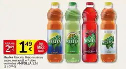 Supermercados Charter Nestea limmona, limmona sense sucre, maracujà o fruites vermelles oferta