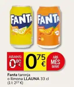 Supermercados Charter Fanta taronja o llimona oferta