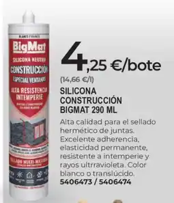 BigMat BigMat silicona construcción oferta