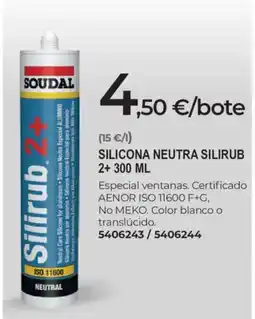 BigMat Soudal silirub 2+ oferta