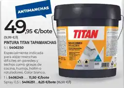 BigMat Titan pintura tapamanchas oferta