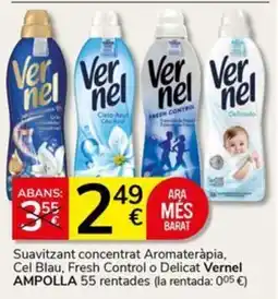 Supermercados Charter Vernel suavitzant concentrat aromateràpia oferta