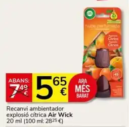 Supermercados Charter Air Wick nube perfumada explosió cítrica oferta