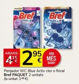 Supermercados Charter Bref Penjador WC Blue Activ oferta
