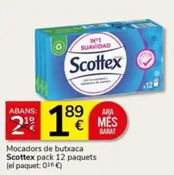 Supermercados Charter Scottex mocadors de butxaca oferta