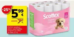 Supermercados Charter Scottex paper higiènic doble capa original oferta