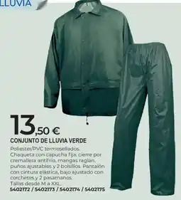 BigMat Conjunto de lluvia verde oferta