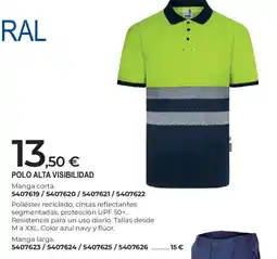 BigMat Ral polo alta visibilidad oferta