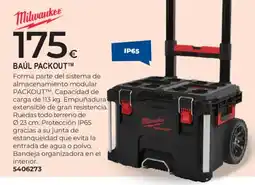 BigMat Milwaukee baúl packout™ oferta