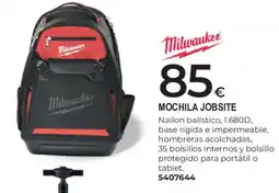 BigMat Milwaukee mochila jobsite oferta