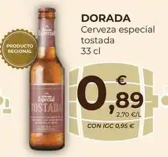 Dorada - cerveza especial tostada