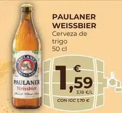CashDiplo Paulaner - cerveza de trigo oferta