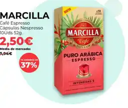 PrimaPrix Marcilla - café espresso cápsulas nespresso oferta