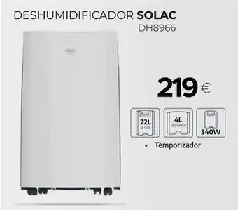 Solac - deshumidificador dh8966