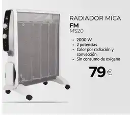 Tien 21 Fm - radiador mica oferta