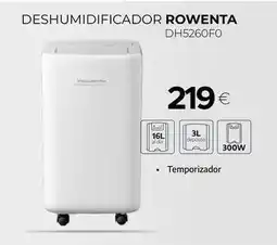 Tien 21 Rowenta - deshumidificador dh5260f0 oferta