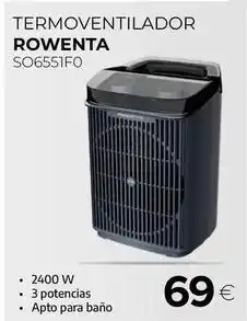 Tien 21 Rowenta - termoventilador oferta