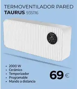 Tien 21 Taurus - termoventilador pared oferta