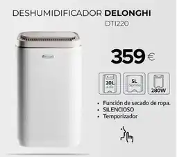 Tien 21 Delonghi - deshumidificador dti220 oferta