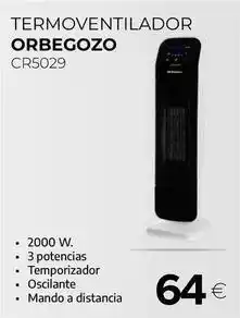 Tien 21 Orbegozo - termoventilador cr5029 oferta