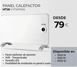 Tien 21 Htw - panel calefactor htw htwpan oferta