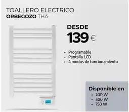 Tien 21 Orbegozo - toallero electrico oferta