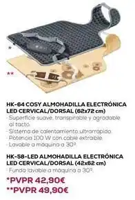 Tien 21 Sistema - hk-64 cosy almohadilla electronica led cervical/dorsal oferta