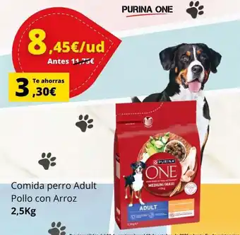 Purina - comida perro adult pollo con arroz