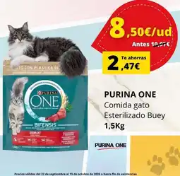 Supermercados Tu Alteza Purina - one comida gato esterilizado buey oferta