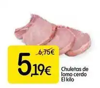 Dialprix Chuletas de lomo cerdo oferta