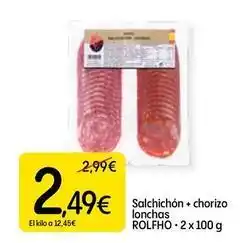 Dialprix Salchichon + chorizo lonchas oferta