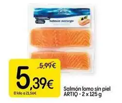 Dialprix Artic - salmón lomo sin piel oferta