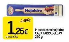 Dialprix Casa tarradellas - masa fresca hojaldre oferta