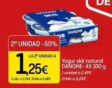 Dialprix Danone - yogur skir natural oferta