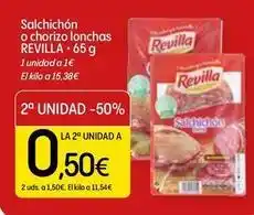 Dialprix Revilla - salchichon o chorizo lonchas oferta