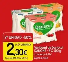 Dialprix Danone - variedad de danacol oferta