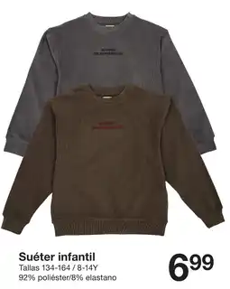 Zeeman Suéter infantil oferta