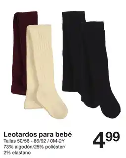 Zeeman Leotardos para bebé oferta