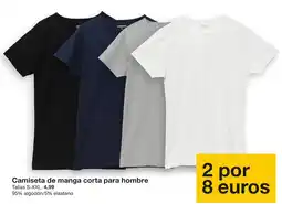 Zeeman Zeeman camiseta de manga corta para hombre oferta